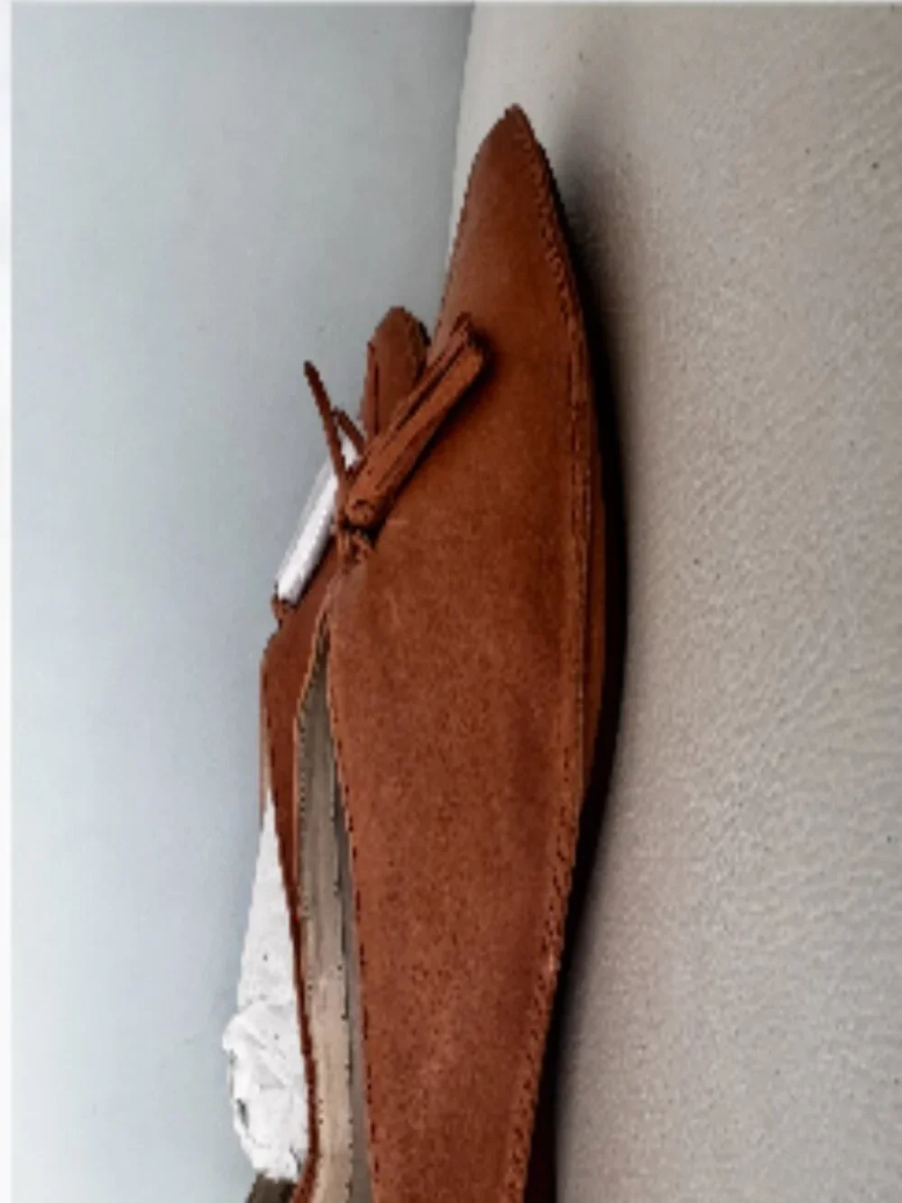 Vagabond Shoemakers Blush Suede Tassel Loafers EU 41 US 10-10.5